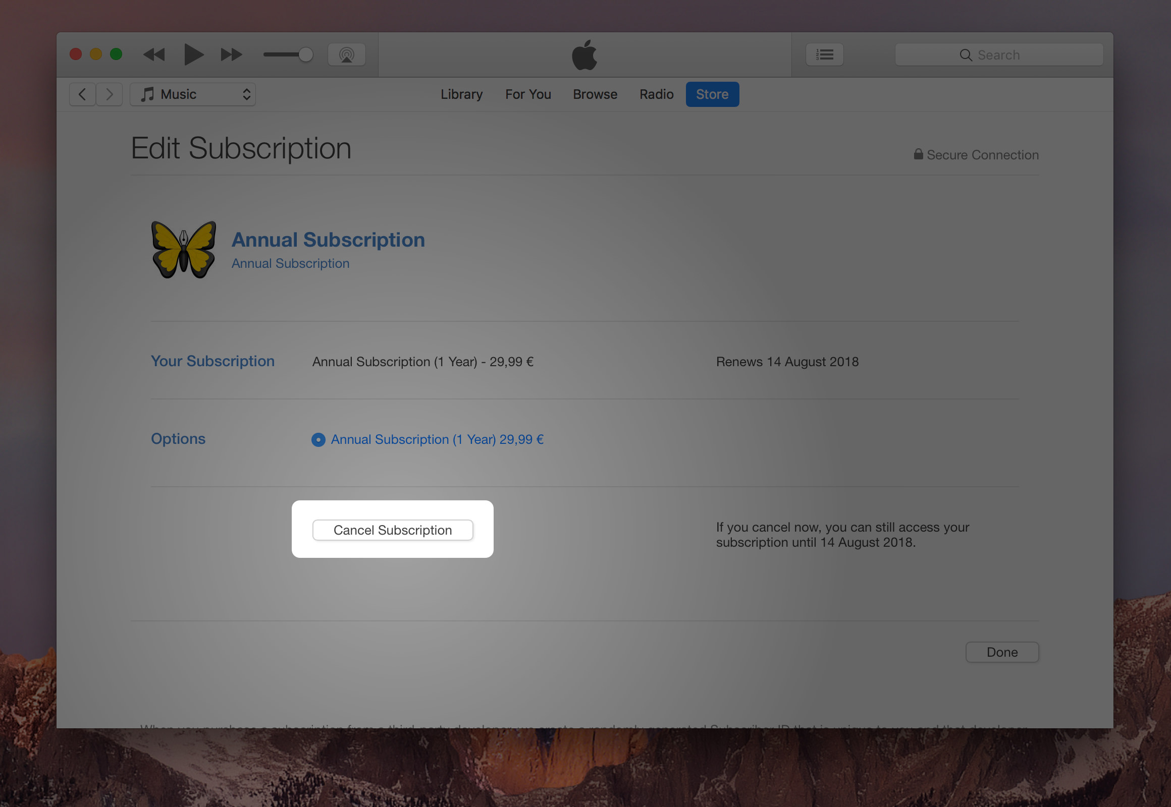 How to remove subscriptions on iphone